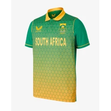 South Africa ODI Men Cricket Jersey Green