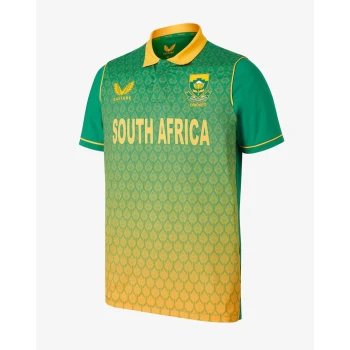 South Africa ODI Men Cricket Jersey Green