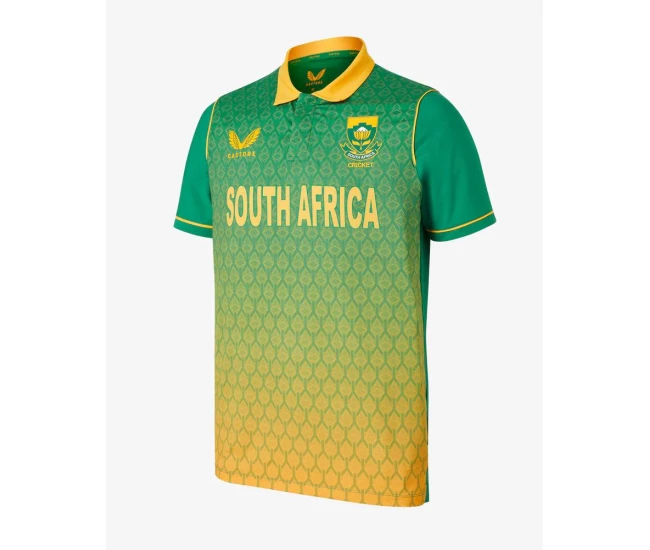 South Africa ODI Men Cricket Jersey Green